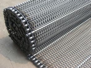 Durable metal spiral wire mesh conveyor belt